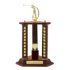 -gold Woodgrain / gold timber buildup golf with timber / plastic construction