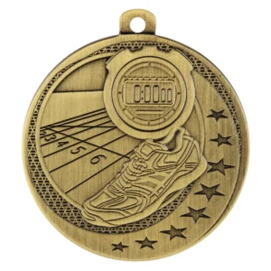 Gold track wayfare with metal construction