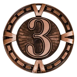 Bronze varsity 3rd place with metal construction