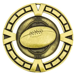 Gold varsity aussie rules with metal construction