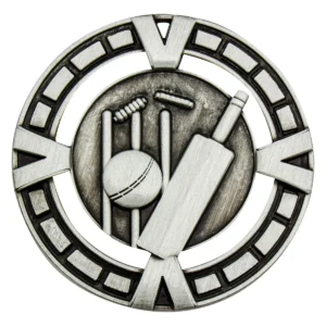 Silver varsity cricket with metal construction