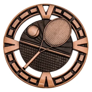 Bronze varsity tennis with metal construction