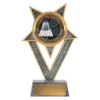 ven46a-silver Silver ventura - badminton with resin construction