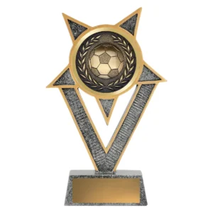 Silver ventura - football antique with resin construction