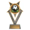 ven04a-silver Silver ventura - football with resin construction