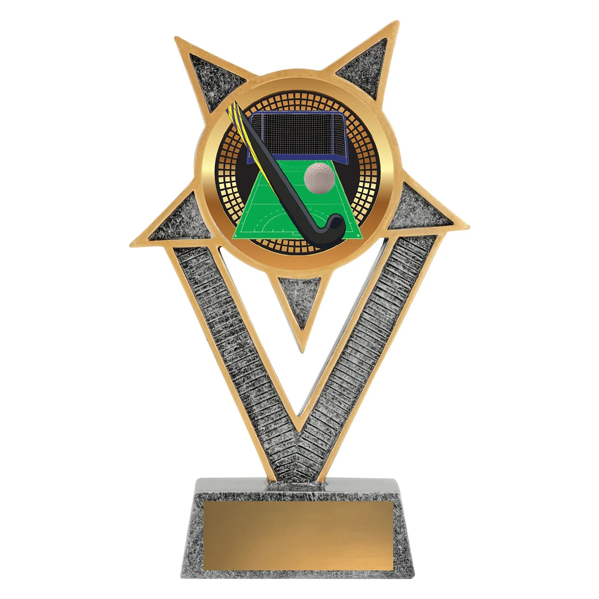 ven44a-silver Silver ventura - hockey with resin construction
