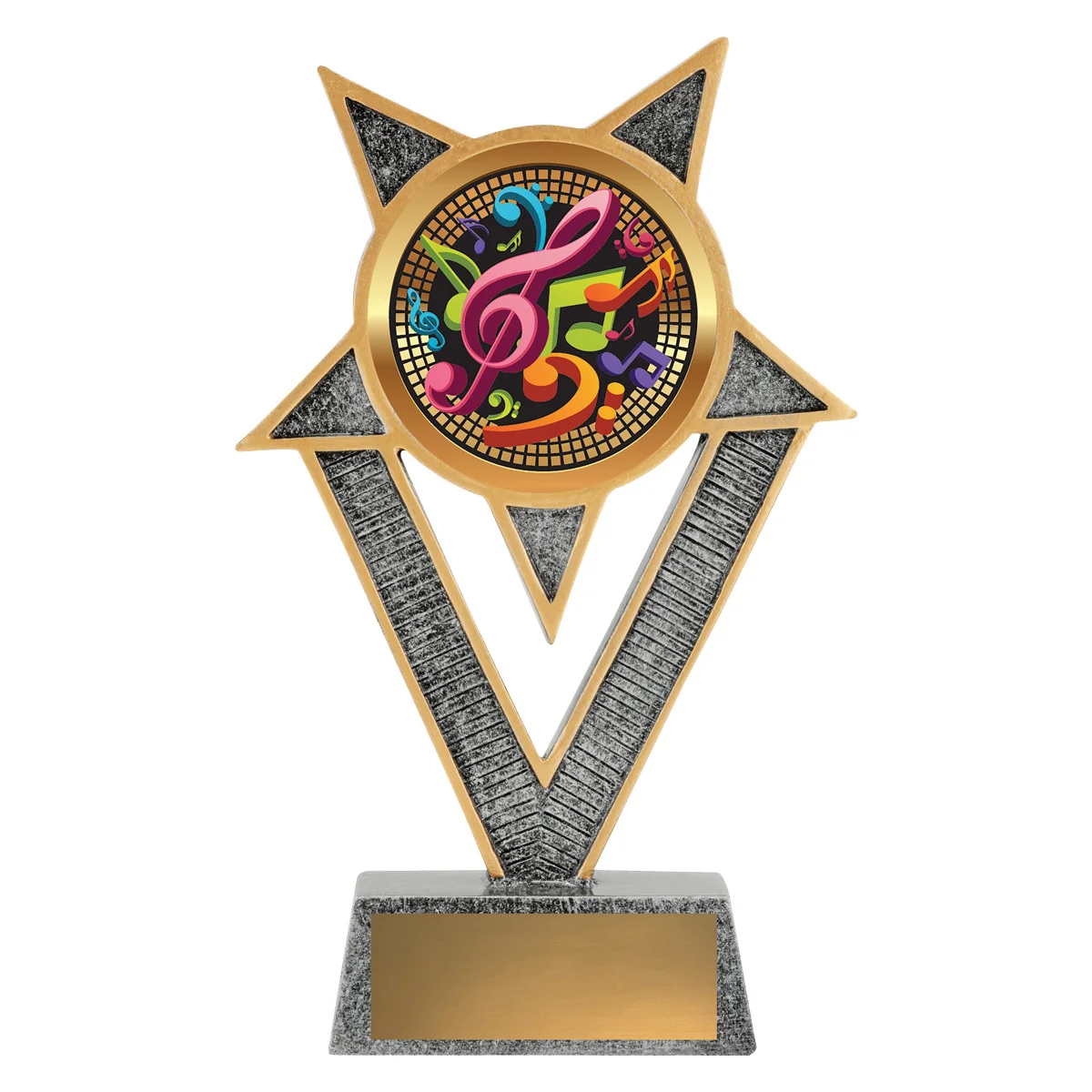 ven21a-silver Silver ventura - music with resin construction