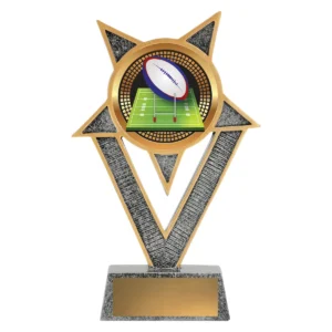 Silver ventura - rugby with resin construction
