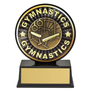 Black vibe gymnastics with plastic construction