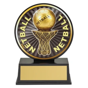 Black vibe netball with plastic construction