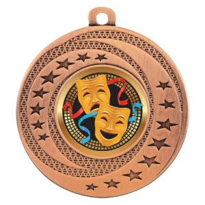 Bronze wayfare medal - drama with metal construction