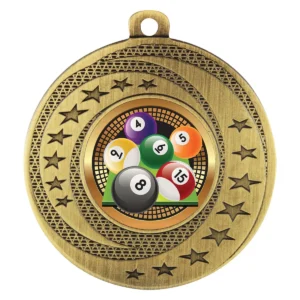 Gold wayfare medal - pool with metal construction