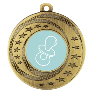 Gold wayfare - pacifier with metal construction