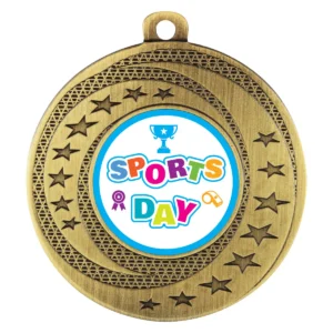 Gold wayfare - sports day with metal construction