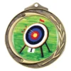 wmk9g-gold Gold wreath - archery with metal construction