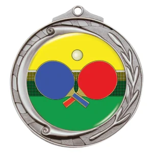 Silver wreath - table tennis with metal construction