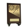 Cherry / gold plaque with squash trim with timber / resin construction
