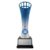 Clarion Cup Silver and Blue small Clarion Cup Silver and Blue with plastic construction