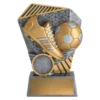 Football Clash small silver and gold Clash - football with resin construction