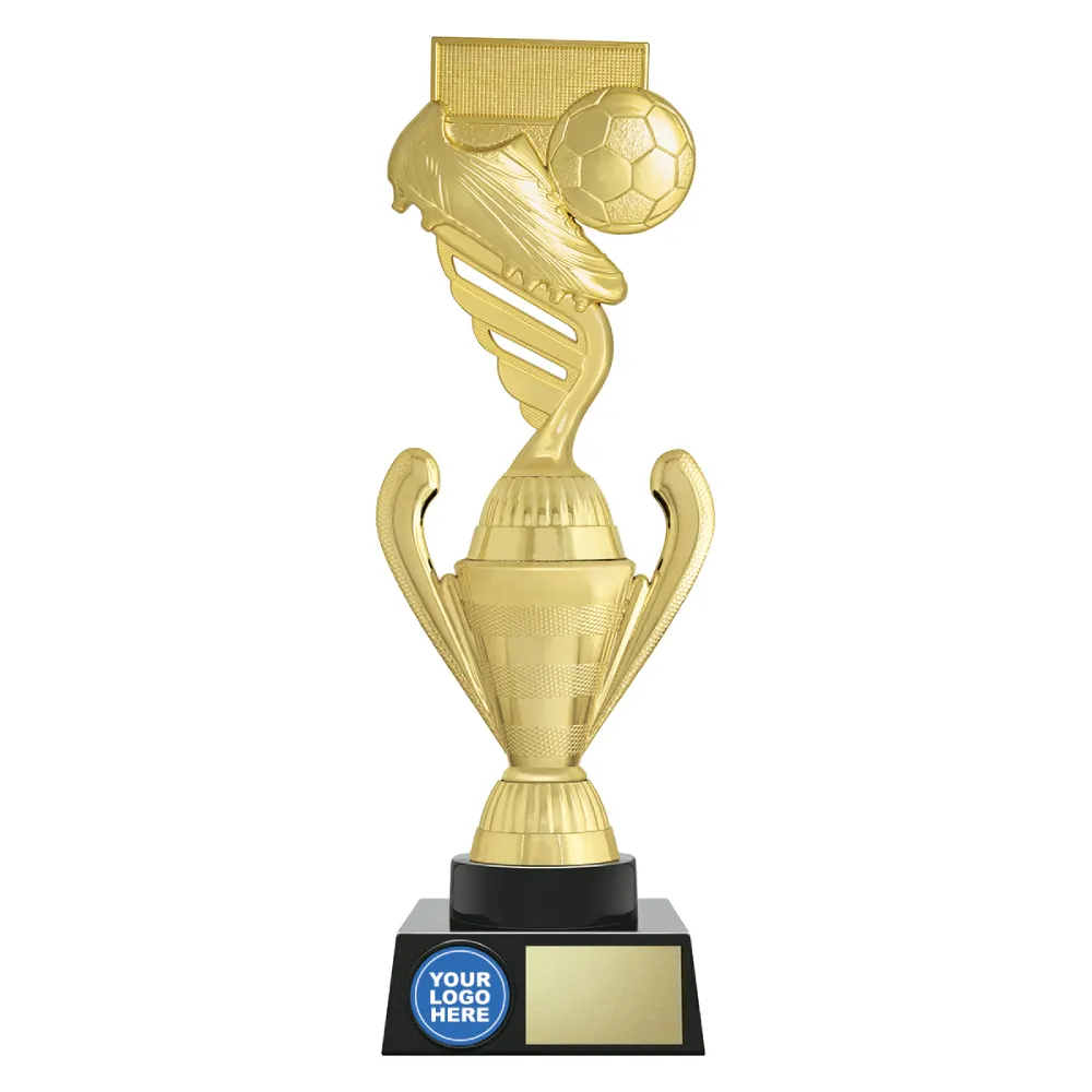 Football Podium medium gold Podium - football with resin construction