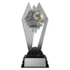 Silver shadowcrest - football with plastic construction