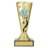 Gold carnival cup - gardening with plastic / marble construction