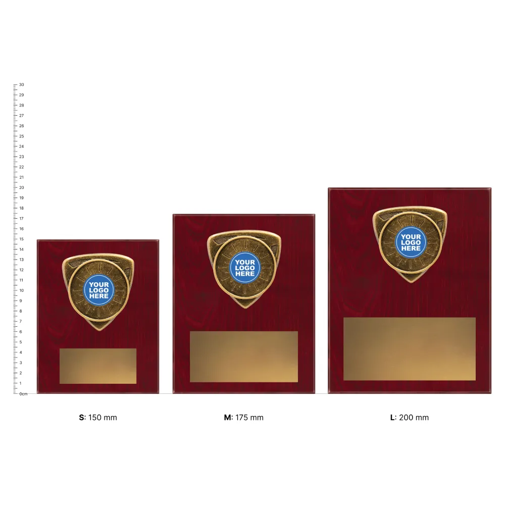 Nova Plaques Nova Plaques next to ruler