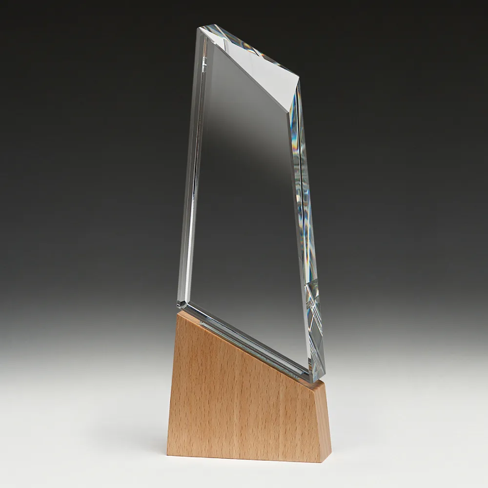 Trailhead Crystal back Trailhead Crystal with glass / wood construction