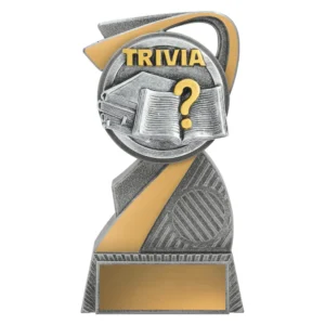 Silver arclight trivia with resin construction
