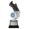 Vespa Boot silver black and silver vespa soccer with plastic / marble construction