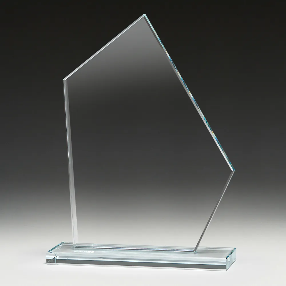 Vista Glass back vista glass award with glass construction