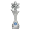 Vogue Tower medium silver vogue tower with plastic construction